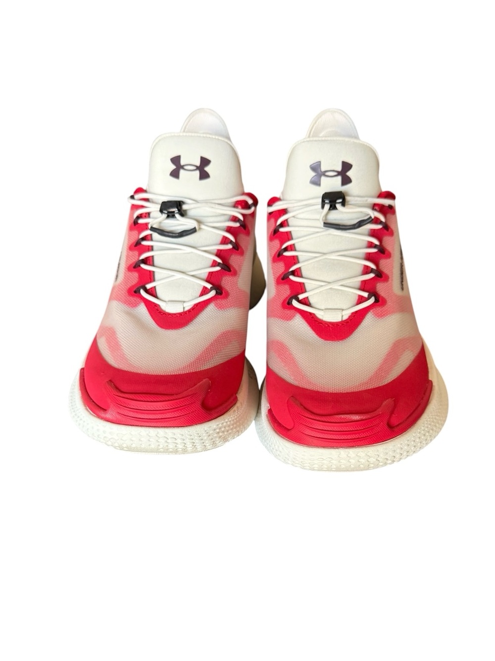 Under Armour Women's White and Red Nova SlipSpeed sneakers
